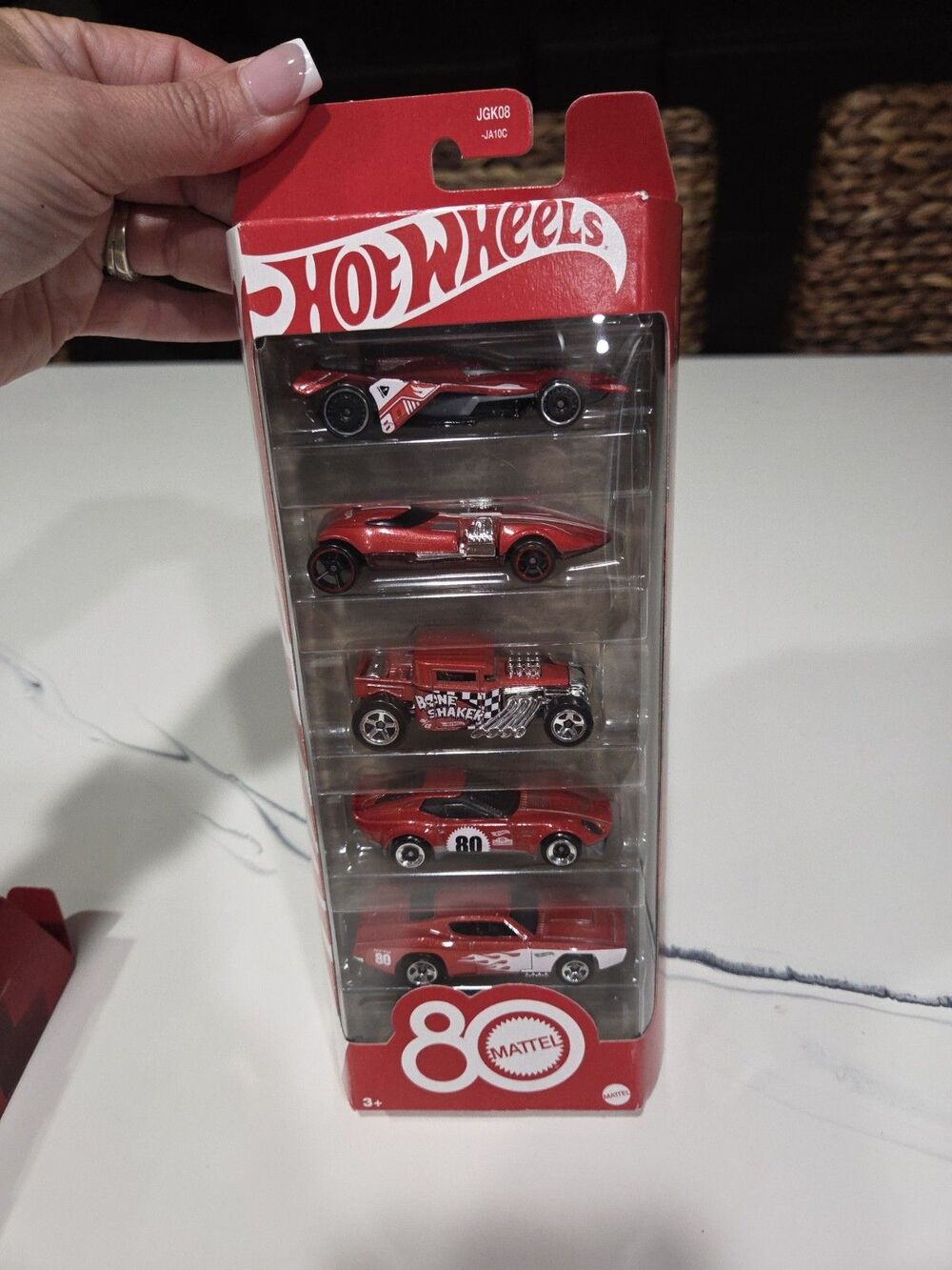 Hot Wheels 80th Anniversary 5-Pack 1:64 Scale Die-Cast Toy Cars B6